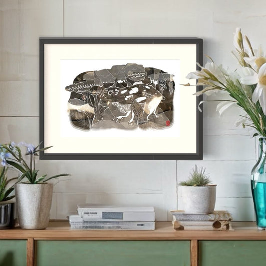 Large Squawk (no text) Print