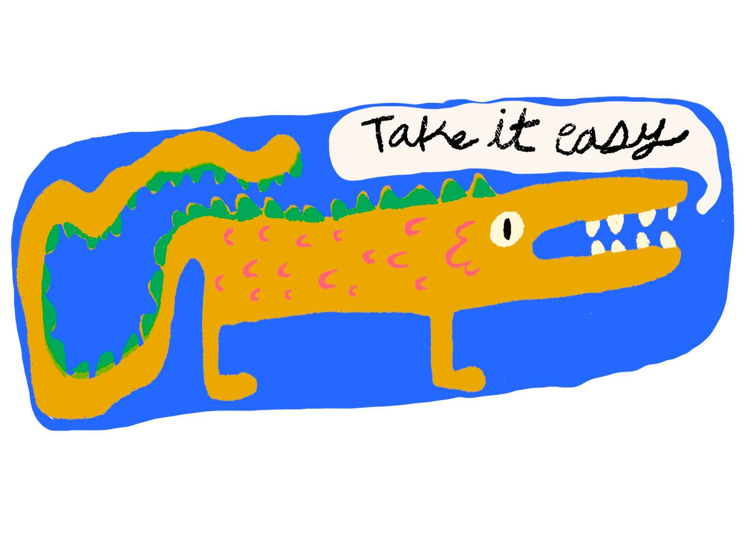 Take It Easy Sticker