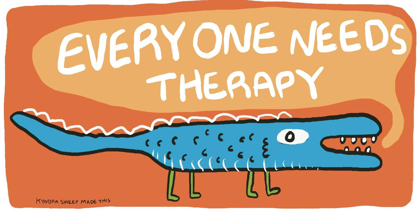 Everyone Needs Therapy Bumper Sticker
