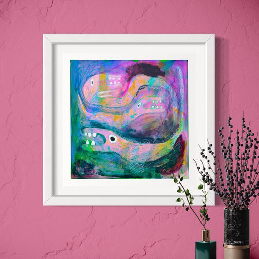 Purple Babes Print Large