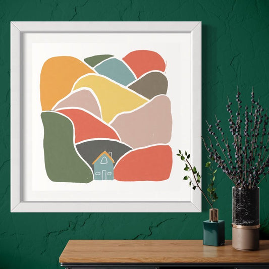 Large Little Blue House