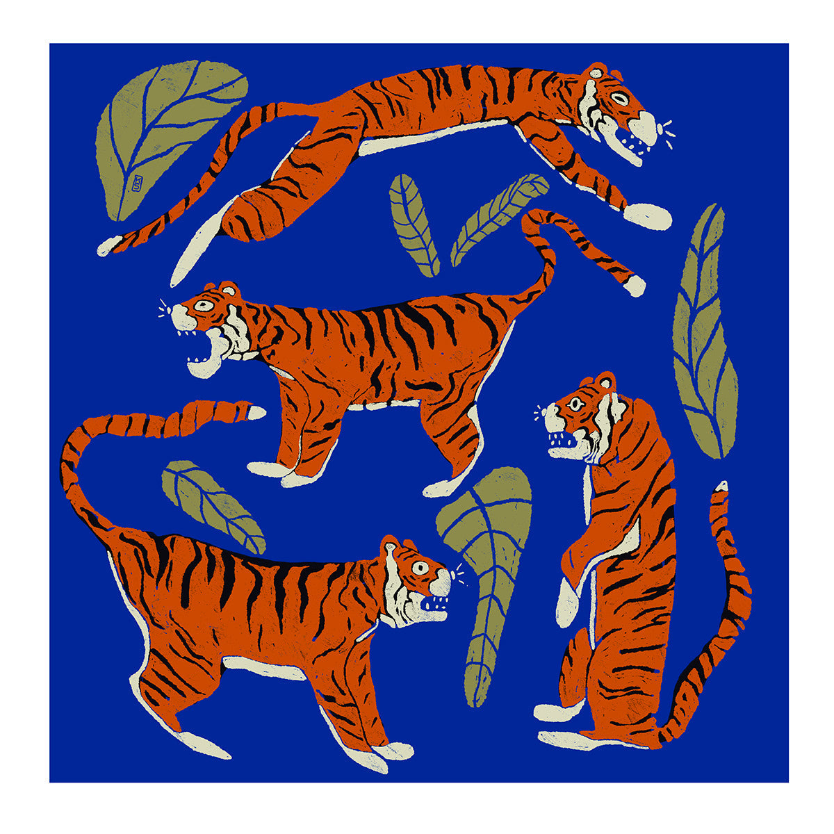 Small Scaredy Cats Print