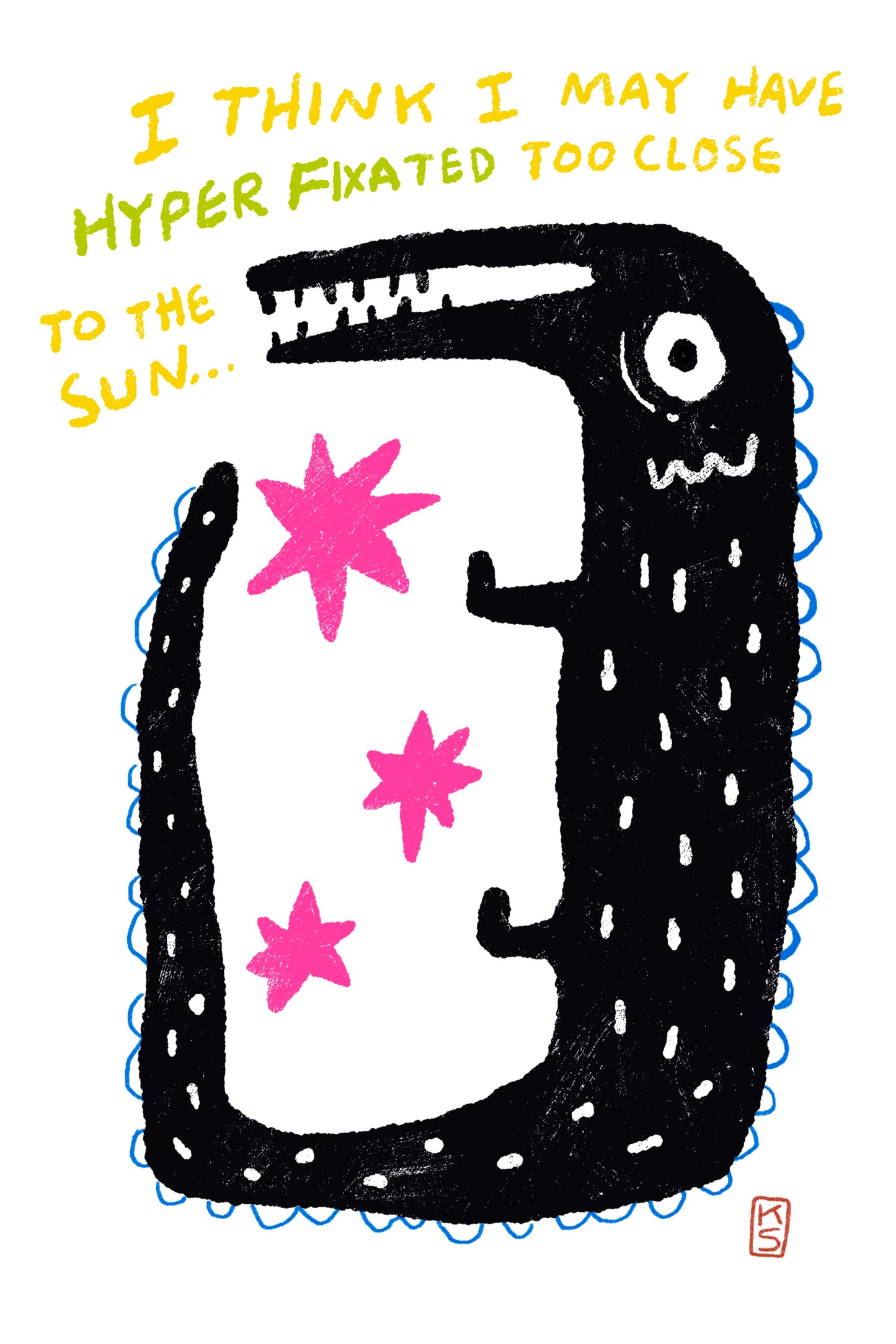 Hyper fixation Postcard
