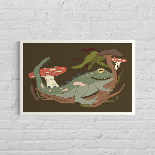 Large Swamp Toad Print