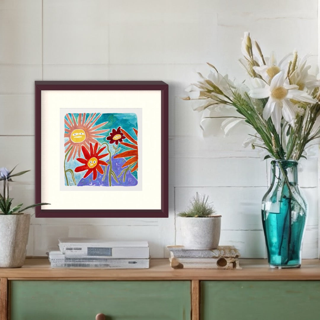 Flowers Print or Postcard