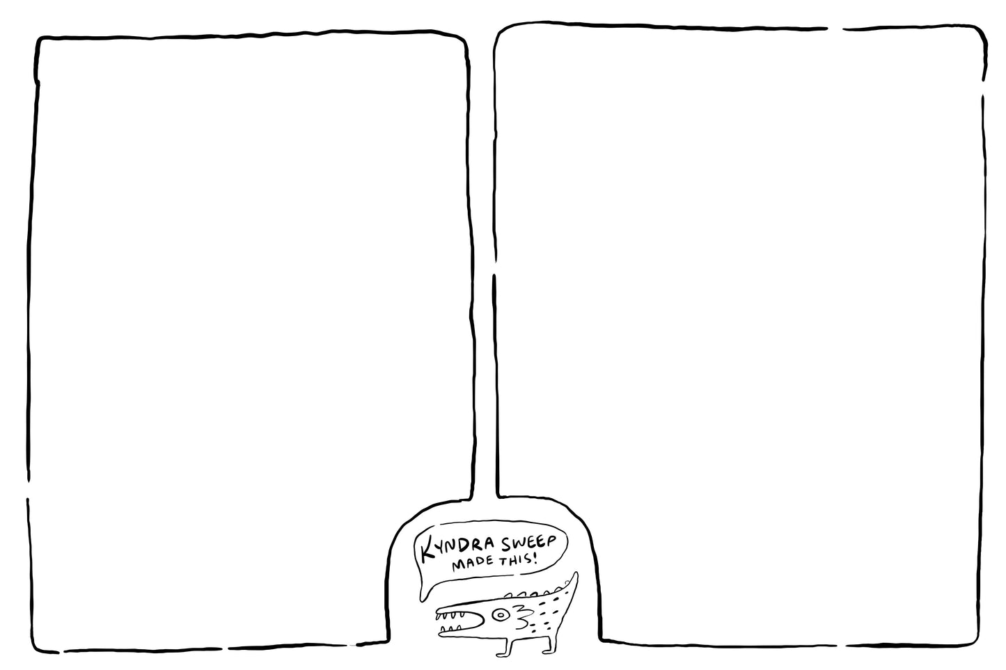 ADHD Dog Postcard