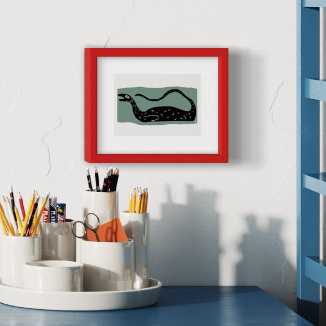 Small Nessie Print