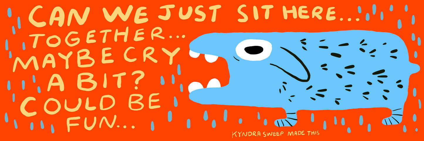 Cry Together Bumper Sticker