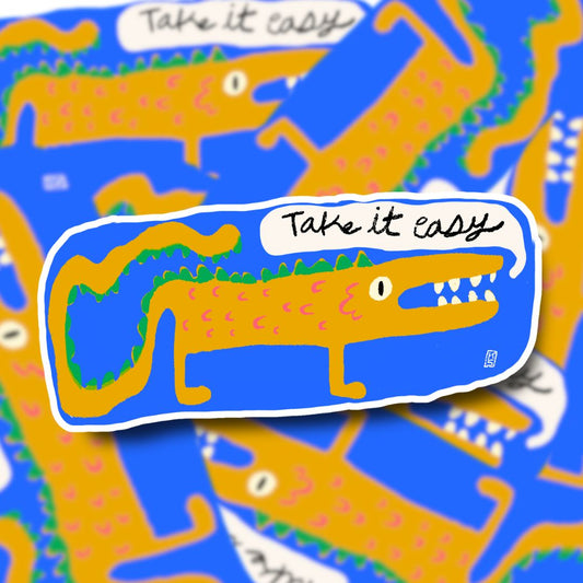 Take It Easy Sticker