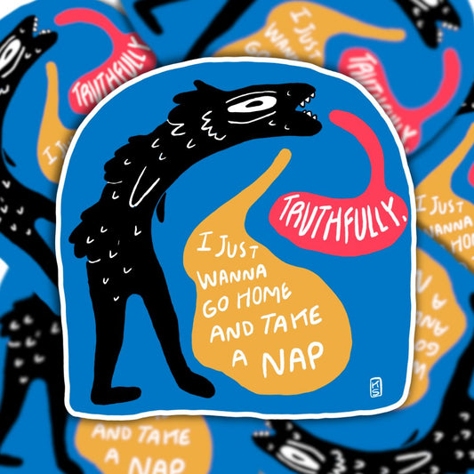 Take A Nap Sticker