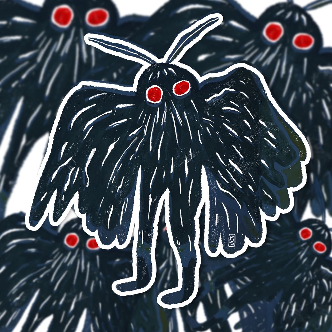 Mothman Sticker