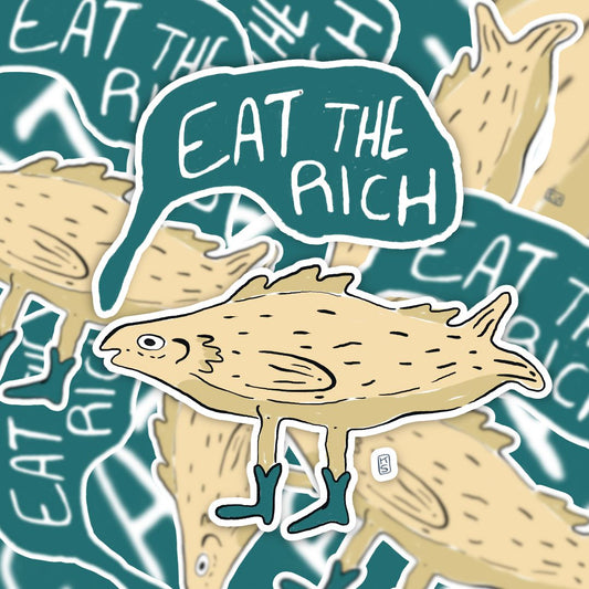 Eat The Rich Sticker
