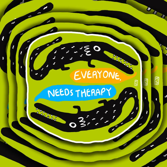 Everyone Needs Therapy 2 Sticker