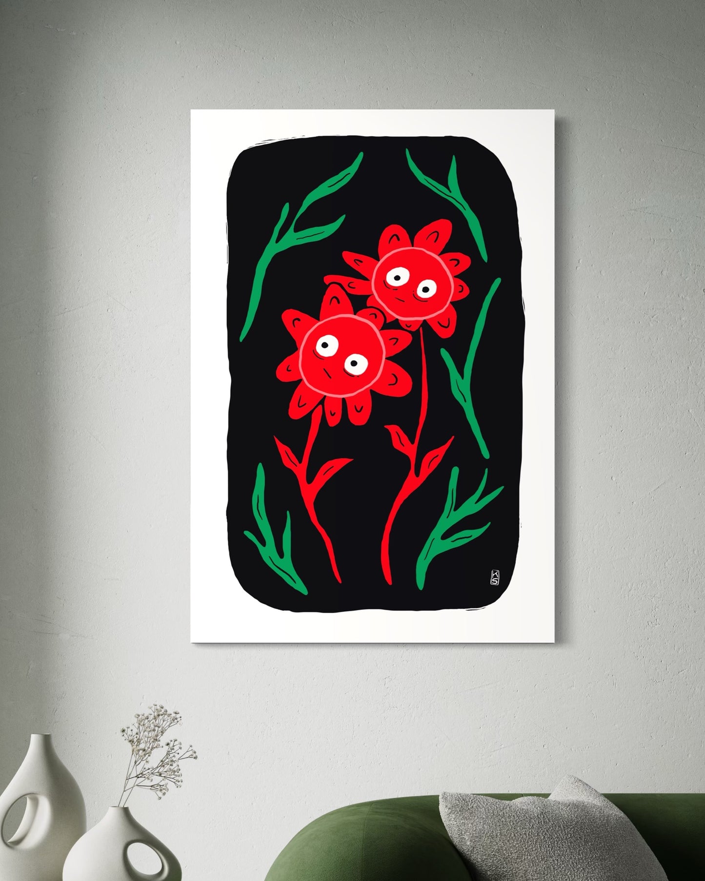 Large anxiety flowers